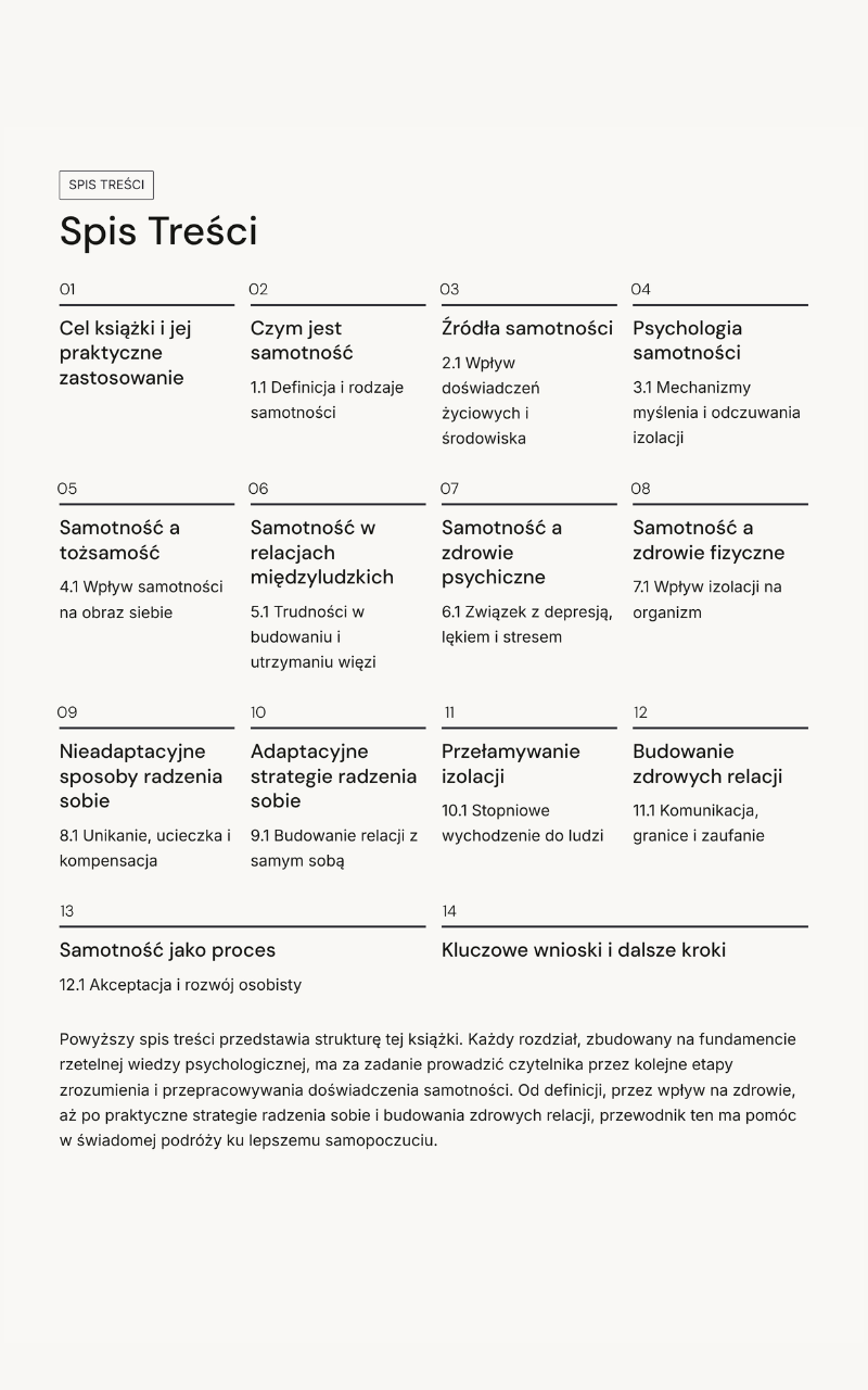 DLACZEGO JESTEŚMY SAMOTNI